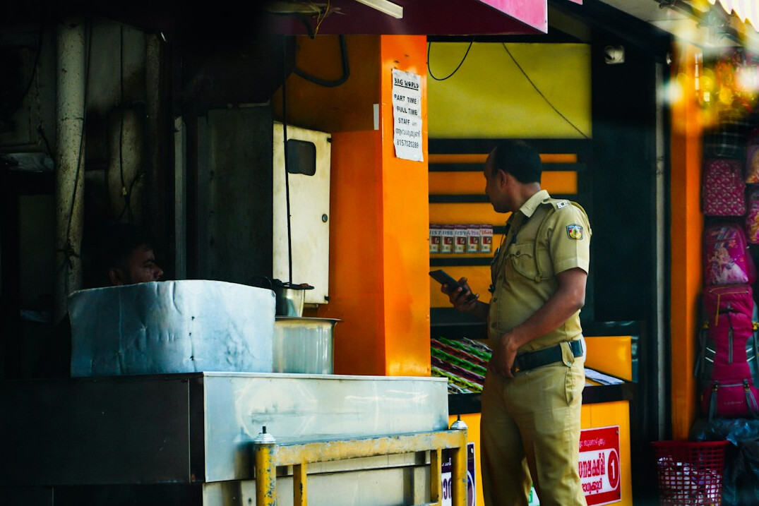 security guard in store