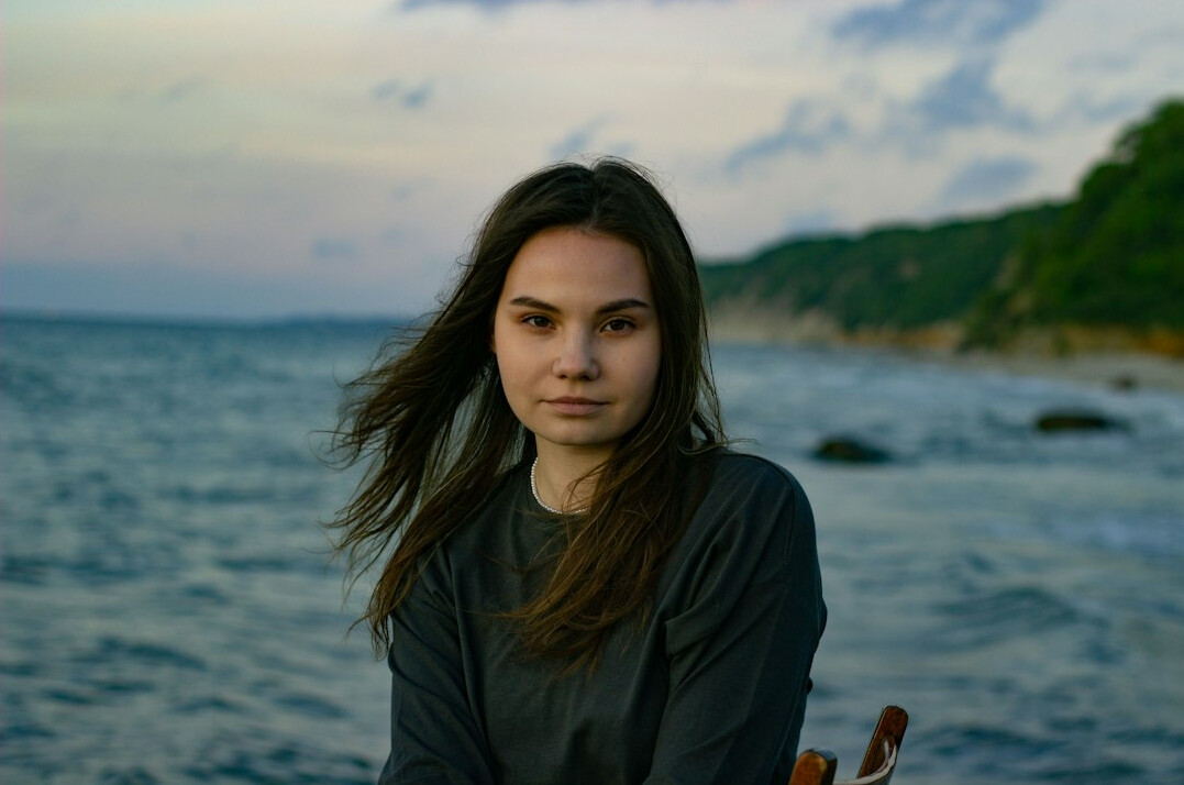 Portrait of a Polish woman literary editor